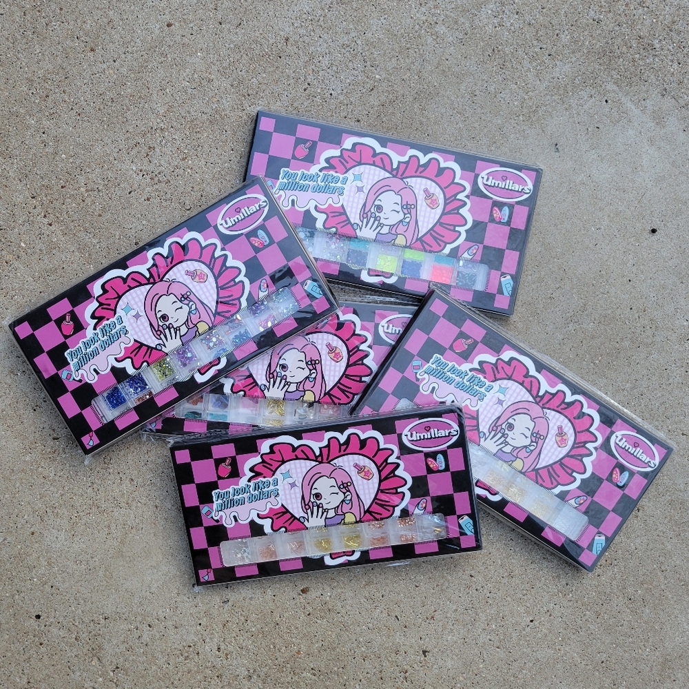 Nail Art Kit Decor‎ Lot Of 5 DIY Gifts For Her Birthday Party Girl's Night Out